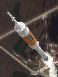 Dvostepena raketa nosač Ares biće u stanju da ponese kosmički brod Orion sa šest članova posade. I Ares i Orion će u narednim decenijama biti okosnica američkih misija na Mesec